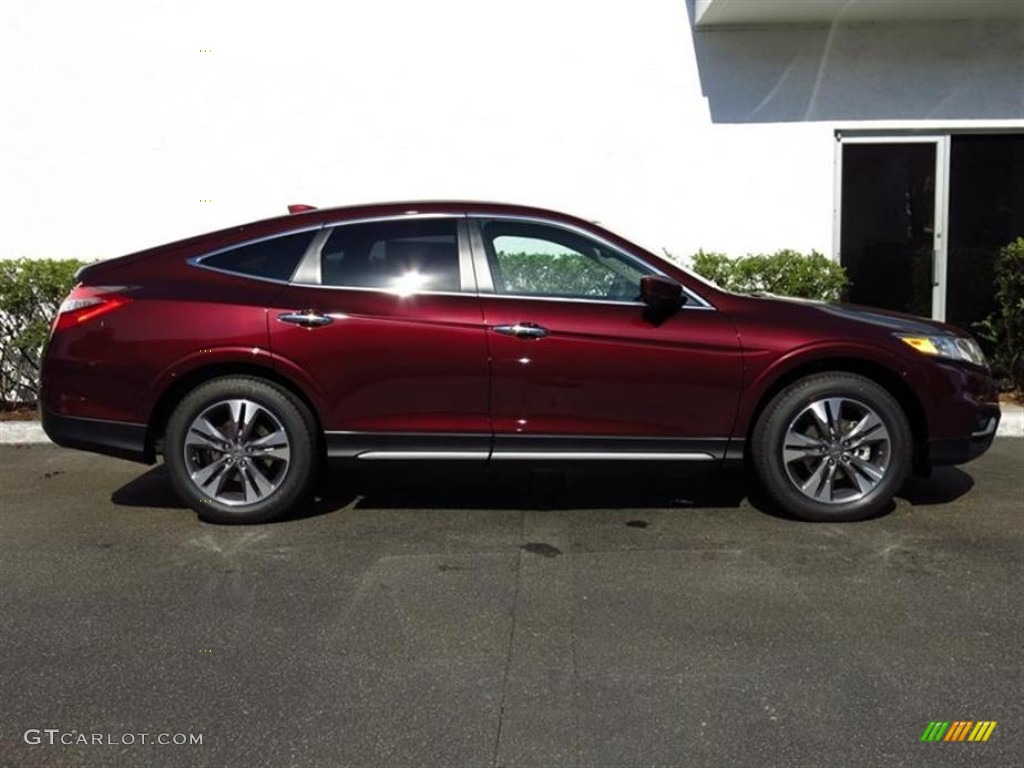 2013 Crosstour EX-L V-6 - Basque Red Pearl II / Ivory photo #2