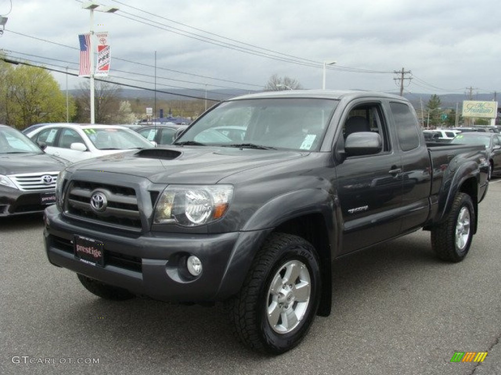 2010 Tacoma V6 SR5 TRD Sport Access Cab 4x4 - Magnetic Gray Metallic / Graphite photo #3