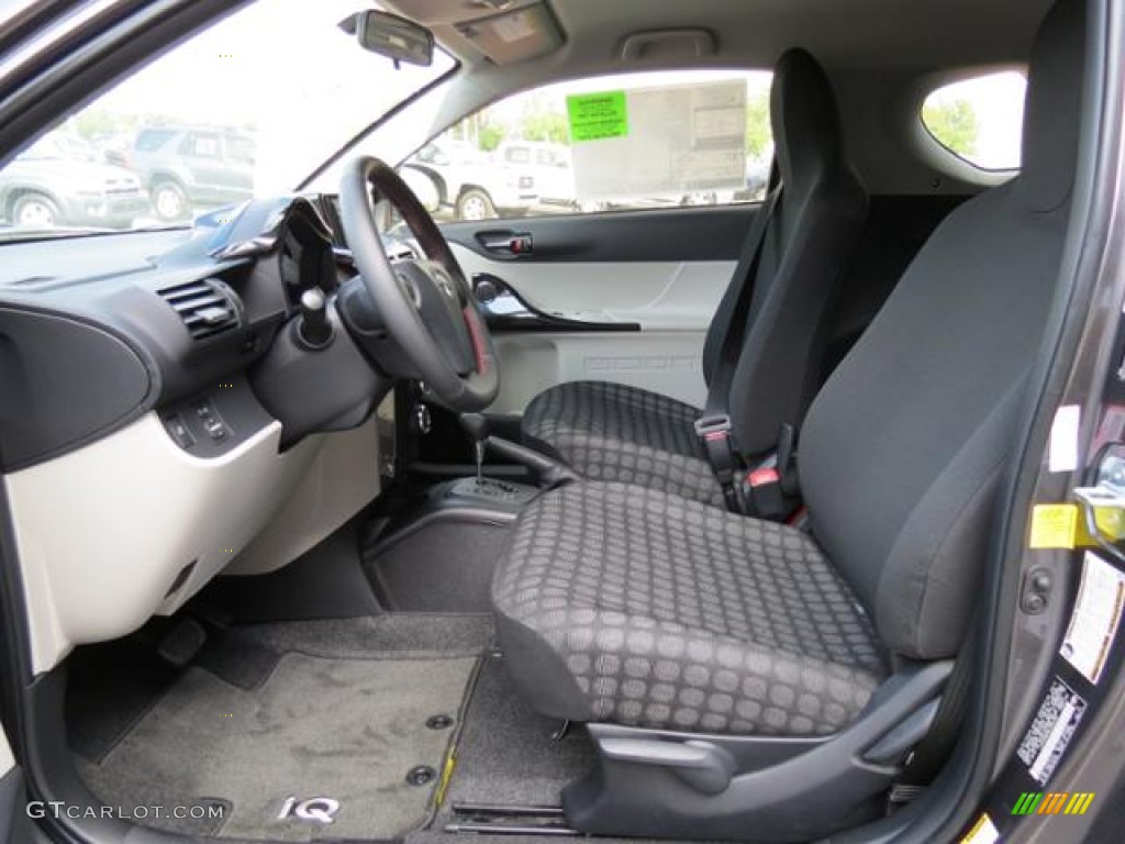 Dark Charcoal Interior 2013 Scion iQ Standard iQ Model Photo #80000528