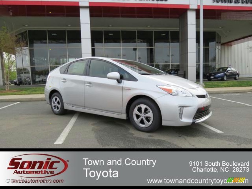 2013 Prius Two Hybrid - Classic Silver Metallic / Misty Gray photo #1