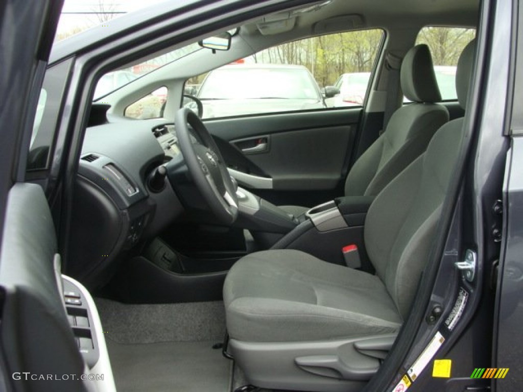 Dark Gray Interior 2012 Toyota Prius Plug-in Hybrid Advanced Photo #80001014