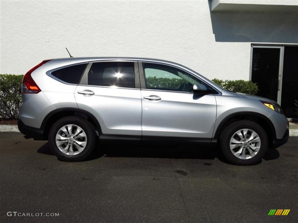 2013 CR-V EX - Alabaster Silver Metallic / Gray photo #2