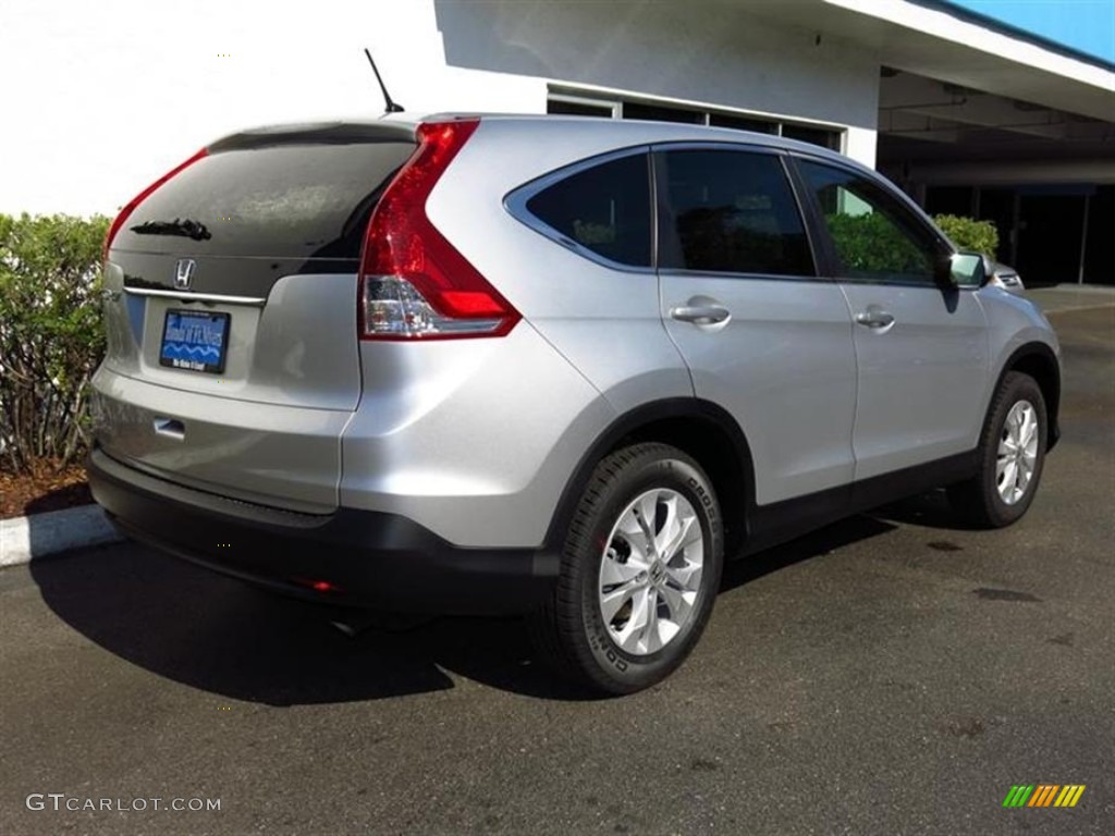 2013 CR-V EX - Alabaster Silver Metallic / Gray photo #3