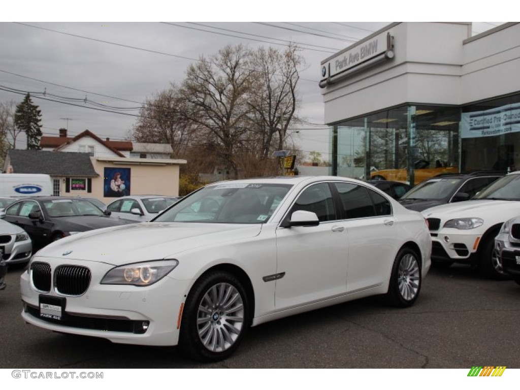 2012 7 Series 750i xDrive Sedan - Alpine White / Black photo #1