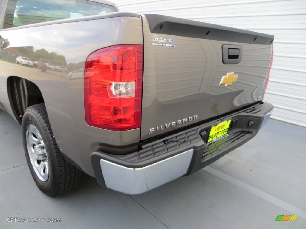 2012 Silverado 1500 LS Regular Cab - Mocha Steel Metallic / Dark Titanium photo #19