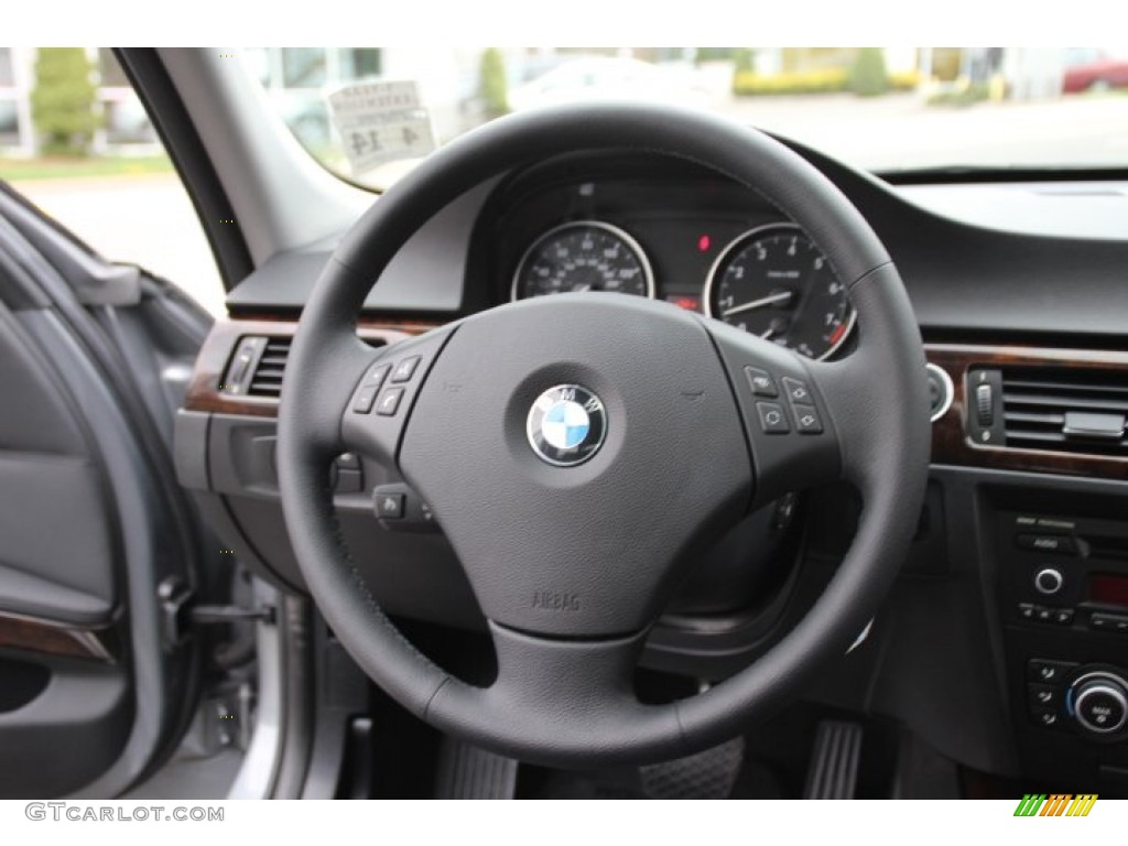 2010 3 Series 328i xDrive Sedan - Space Gray Metallic / Black photo #16