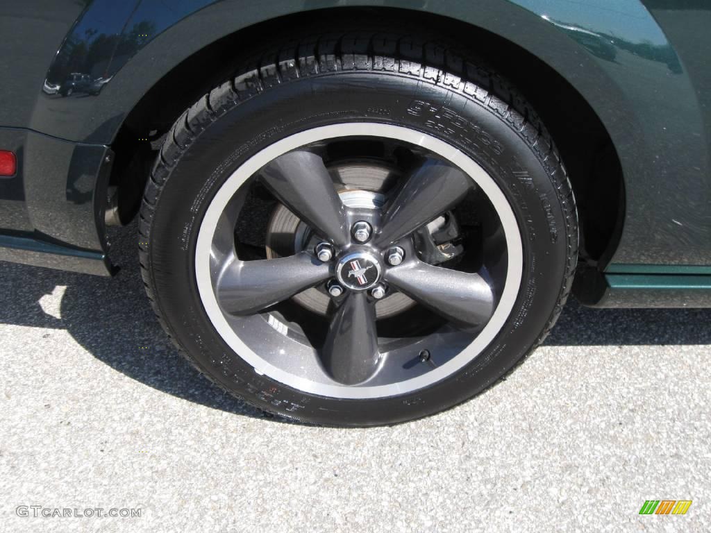 2009 Mustang Bullitt Coupe - Dark Highland Green Metallic / Dark Charcoal photo #4