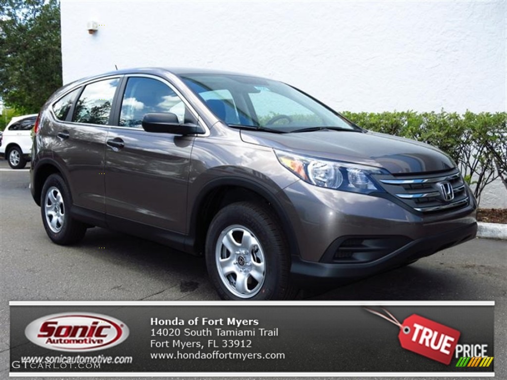 2013 CR-V LX - Urban Titanium Metallic / Black photo #1