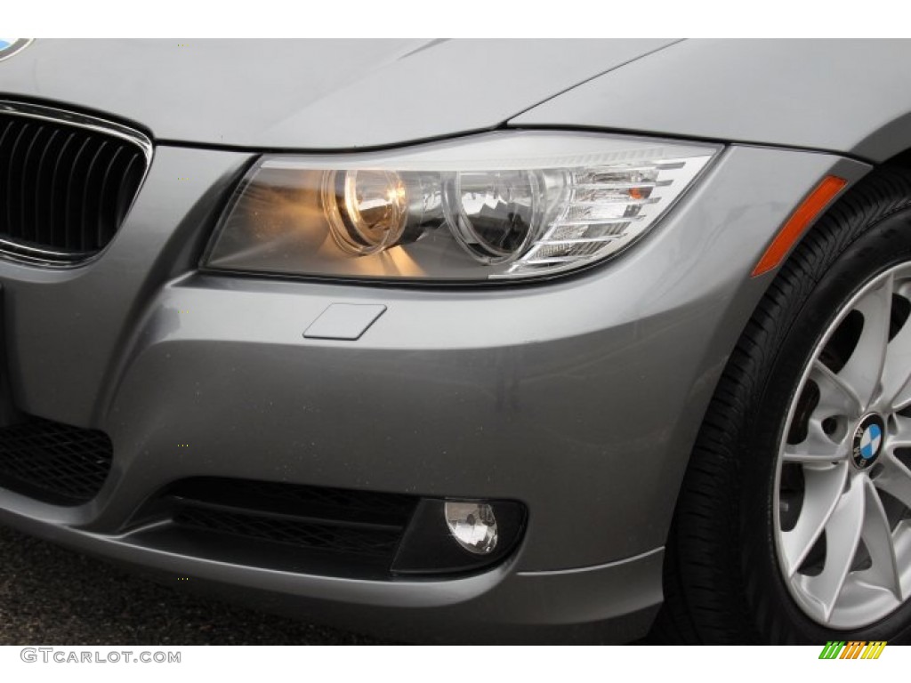 2010 3 Series 328i xDrive Sedan - Space Gray Metallic / Black photo #30