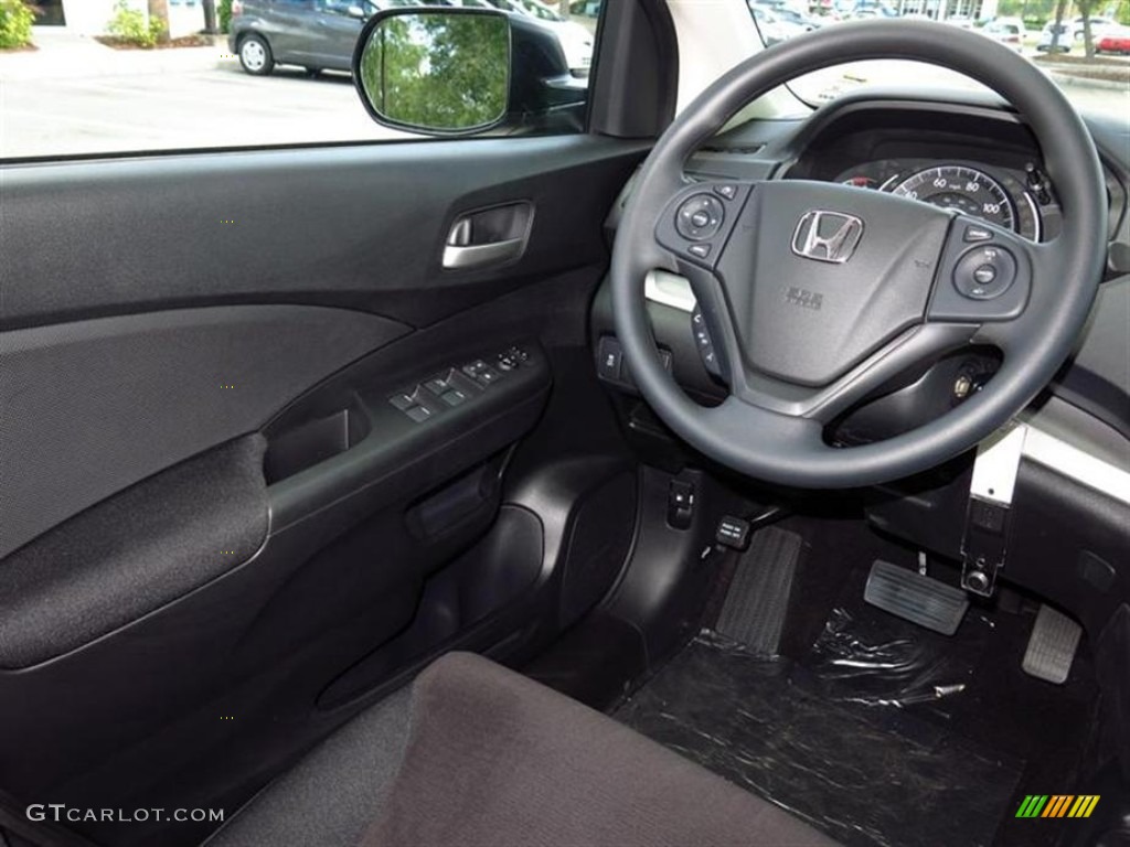 2013 CR-V LX - Urban Titanium Metallic / Black photo #6