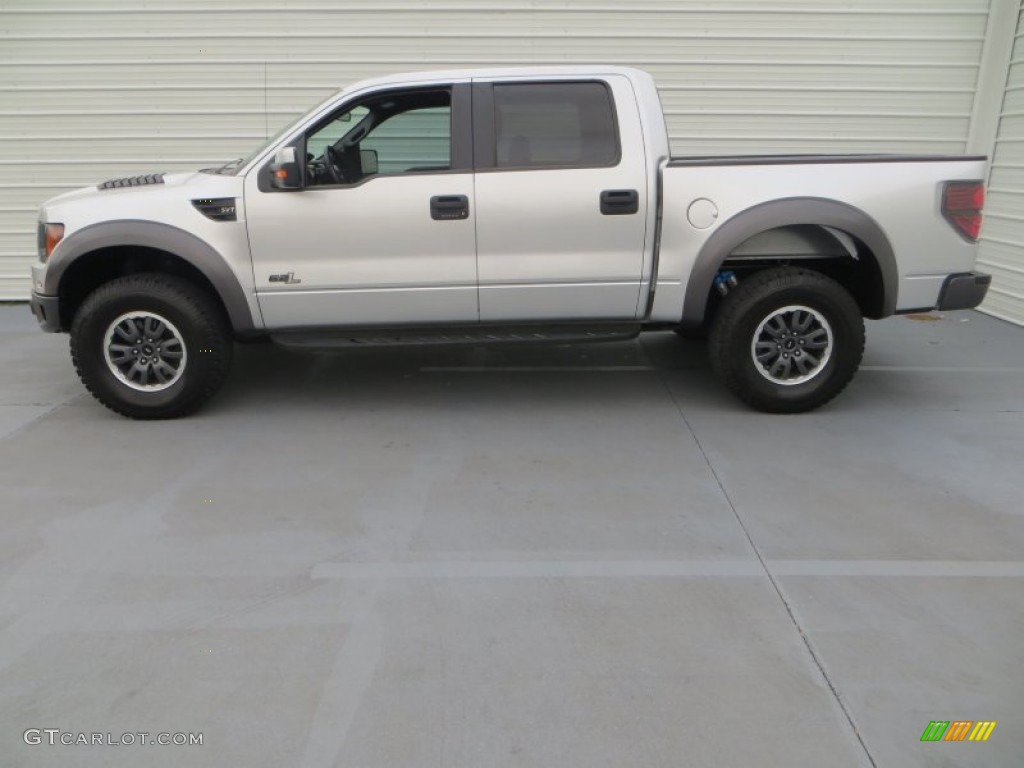 2011 F150 SVT Raptor SuperCrew 4x4 - Ingot Silver Metallic / Raptor Black photo #6