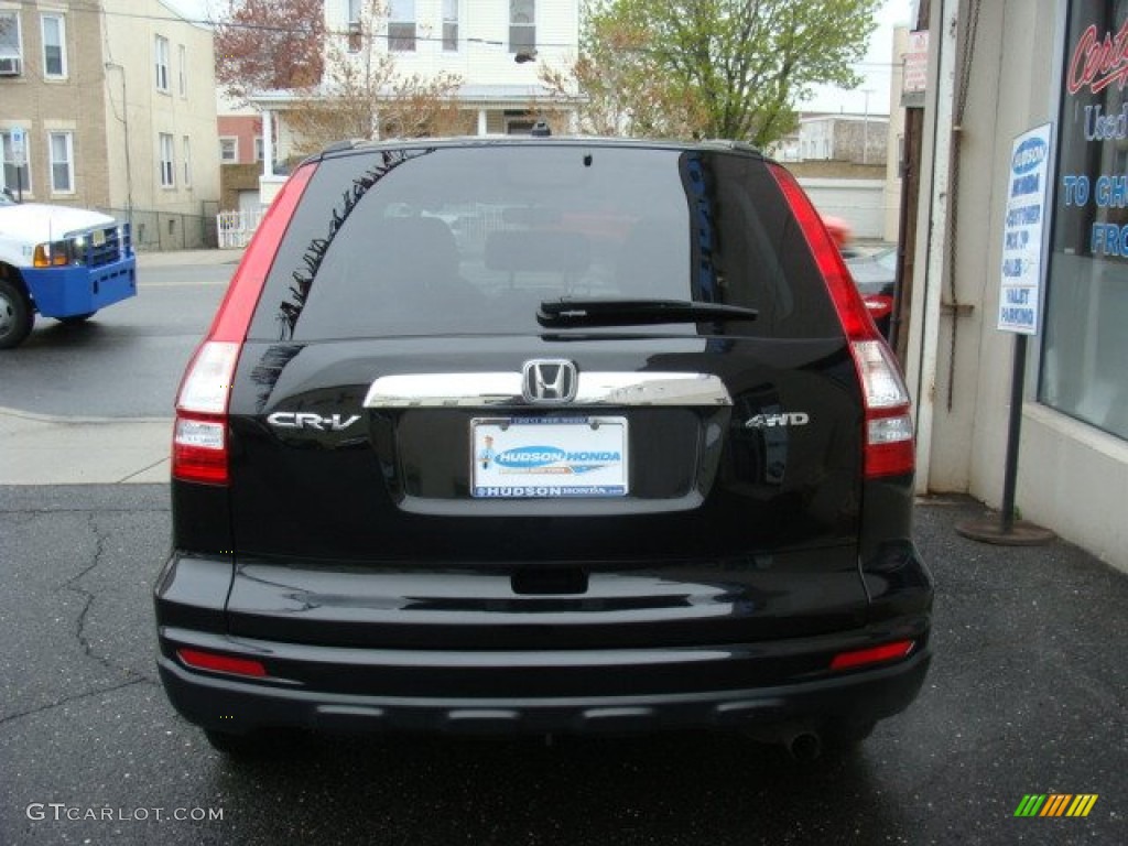 2011 CR-V EX 4WD - Crystal Black Pearl / Black photo #5