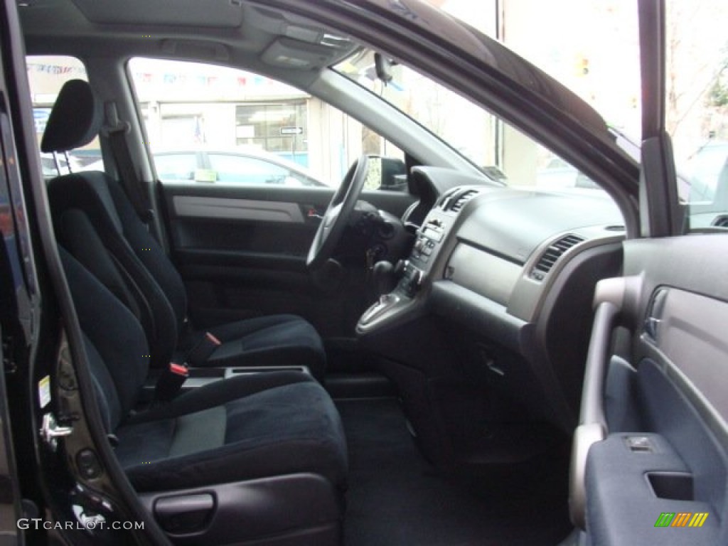2011 CR-V EX 4WD - Crystal Black Pearl / Black photo #8