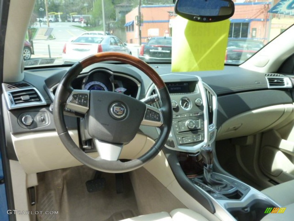 2010 Cadillac SRX 4 V6 AWD Titanium/Ebony Dashboard Photo #80004722