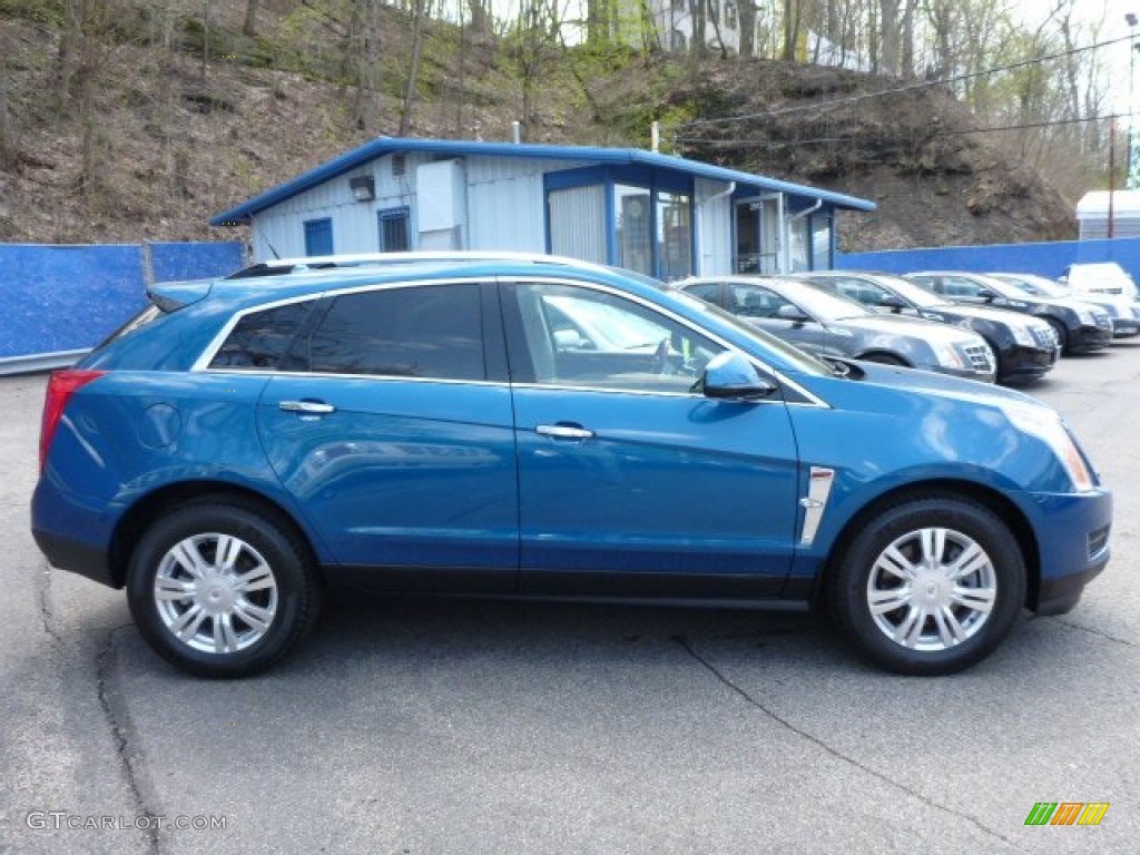 2010 SRX 4 V6 AWD - Caribbean Blue / Titanium/Ebony photo #13