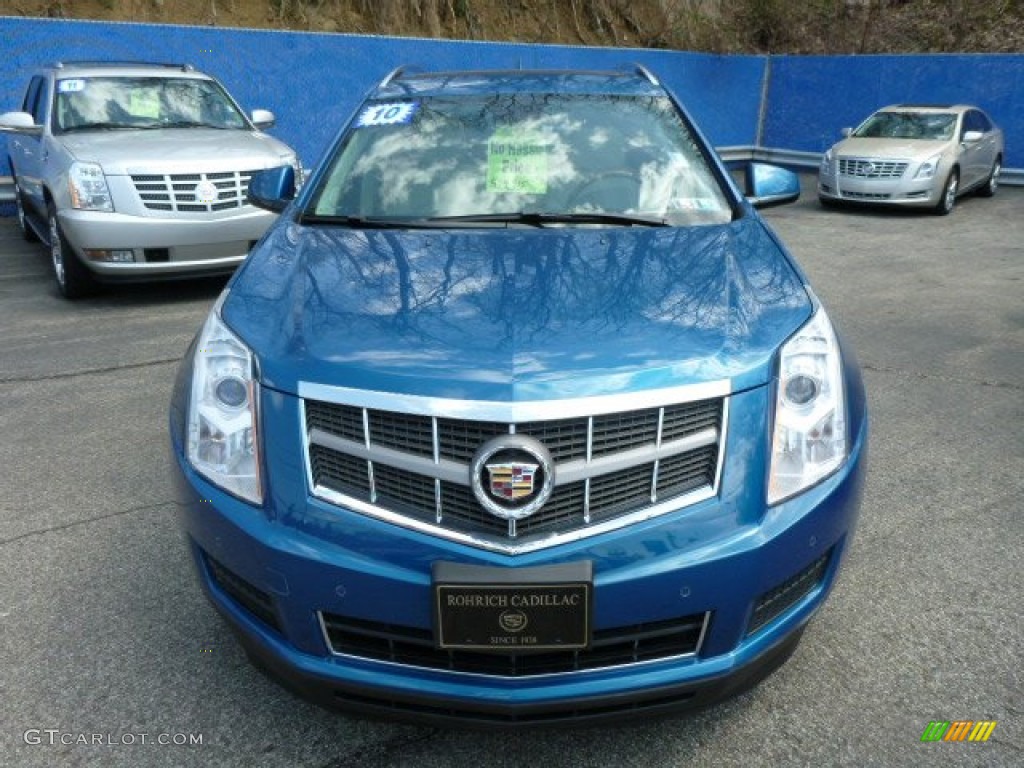 2010 SRX 4 V6 AWD - Caribbean Blue / Titanium/Ebony photo #14