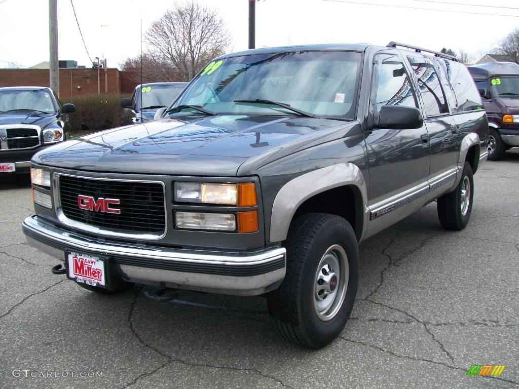 1999 Suburban K2500 SLT 4x4 - Storm Gray Metallic / Gray photo #1