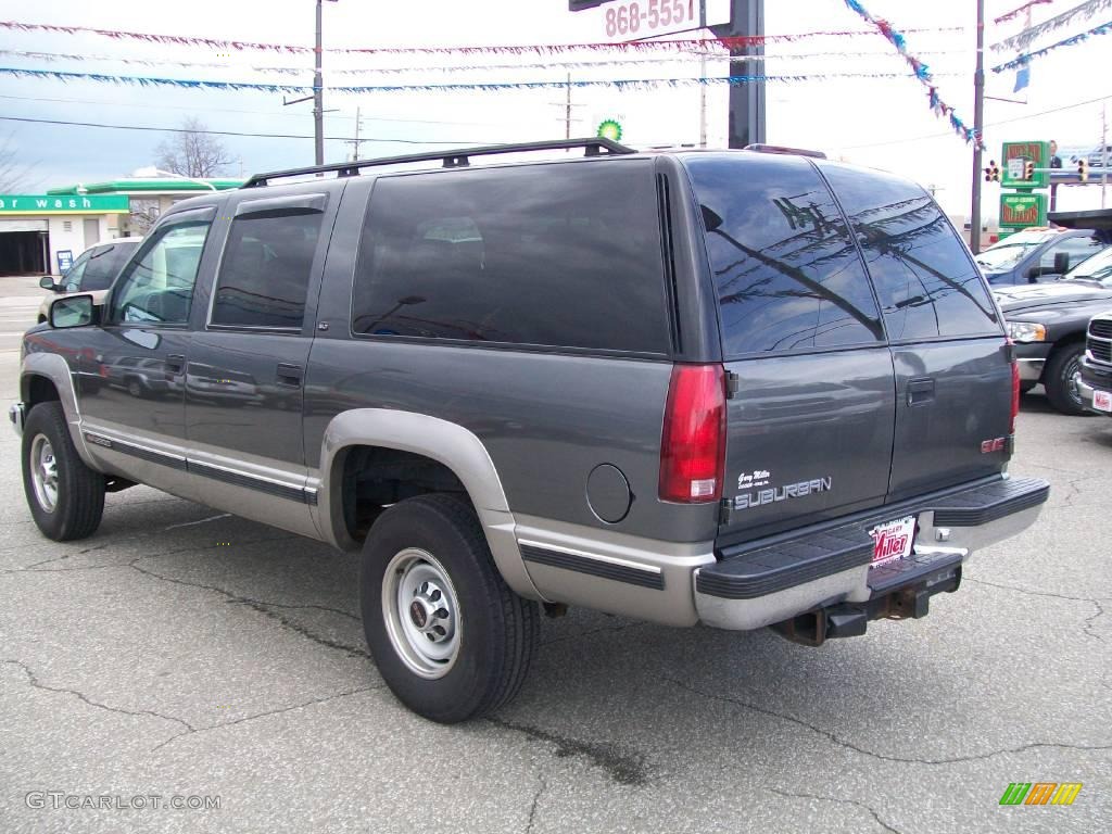 1999 Suburban K2500 SLT 4x4 - Storm Gray Metallic / Gray photo #3