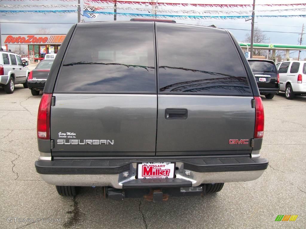 1999 Suburban K2500 SLT 4x4 - Storm Gray Metallic / Gray photo #4