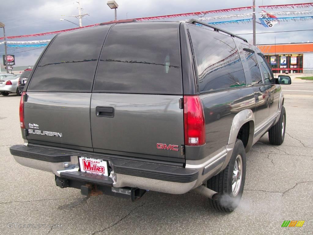 1999 Suburban K2500 SLT 4x4 - Storm Gray Metallic / Gray photo #6