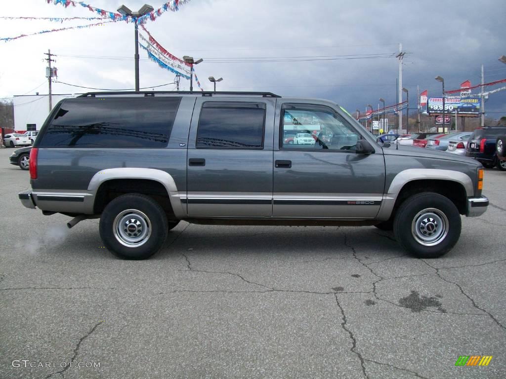 1999 Suburban K2500 SLT 4x4 - Storm Gray Metallic / Gray photo #7