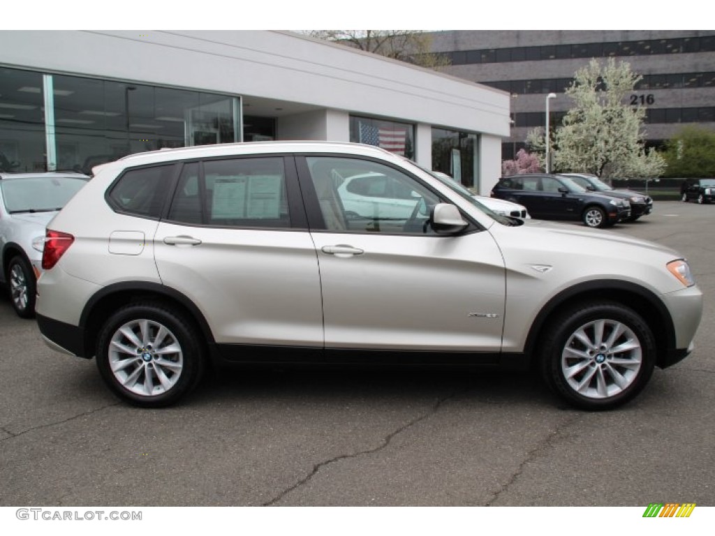 Mineral Silver Metallic 2013 BMW X3 xDrive 28i Exterior Photo #80005640