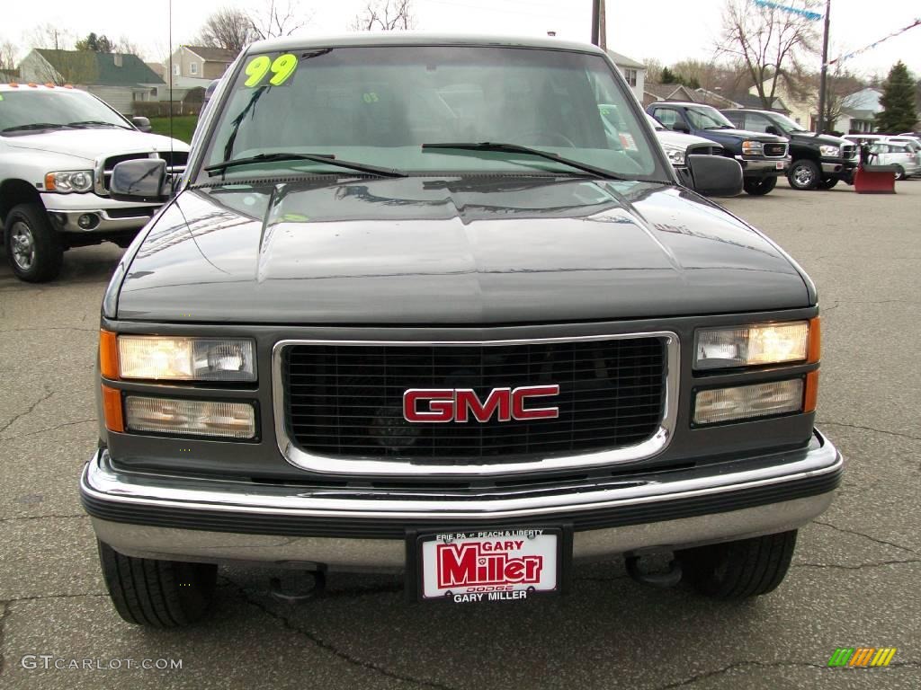 1999 Suburban K2500 SLT 4x4 - Storm Gray Metallic / Gray photo #9