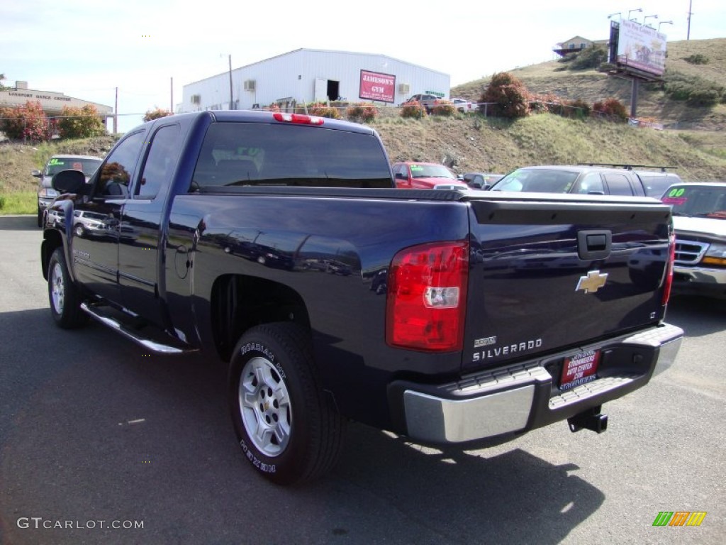 2009 Silverado 1500 LT Extended Cab - Imperial Blue Metallic / Ebony photo #5
