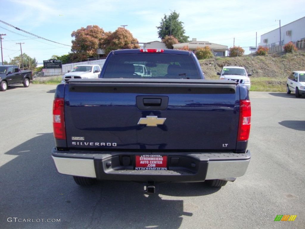 2009 Silverado 1500 LT Extended Cab - Imperial Blue Metallic / Ebony photo #6