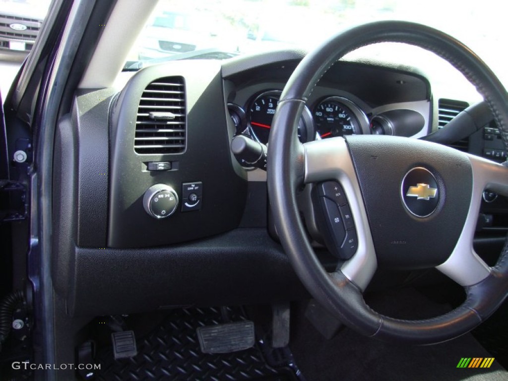 2009 Silverado 1500 LT Extended Cab - Imperial Blue Metallic / Ebony photo #11