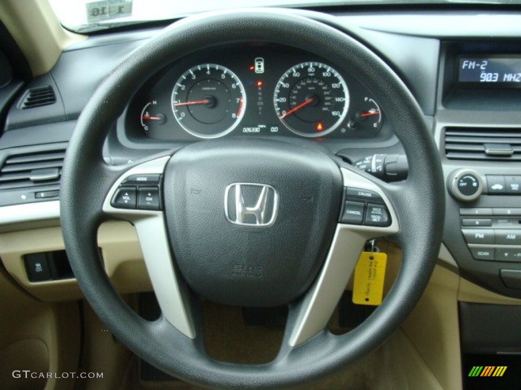 2011 Accord LX Sedan - Taffeta White / Ivory photo #8