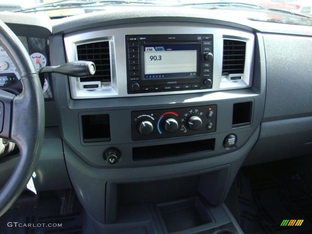 2007 Ram 2500 SLT Mega Cab - Brilliant Black / Medium Slate Gray photo #14