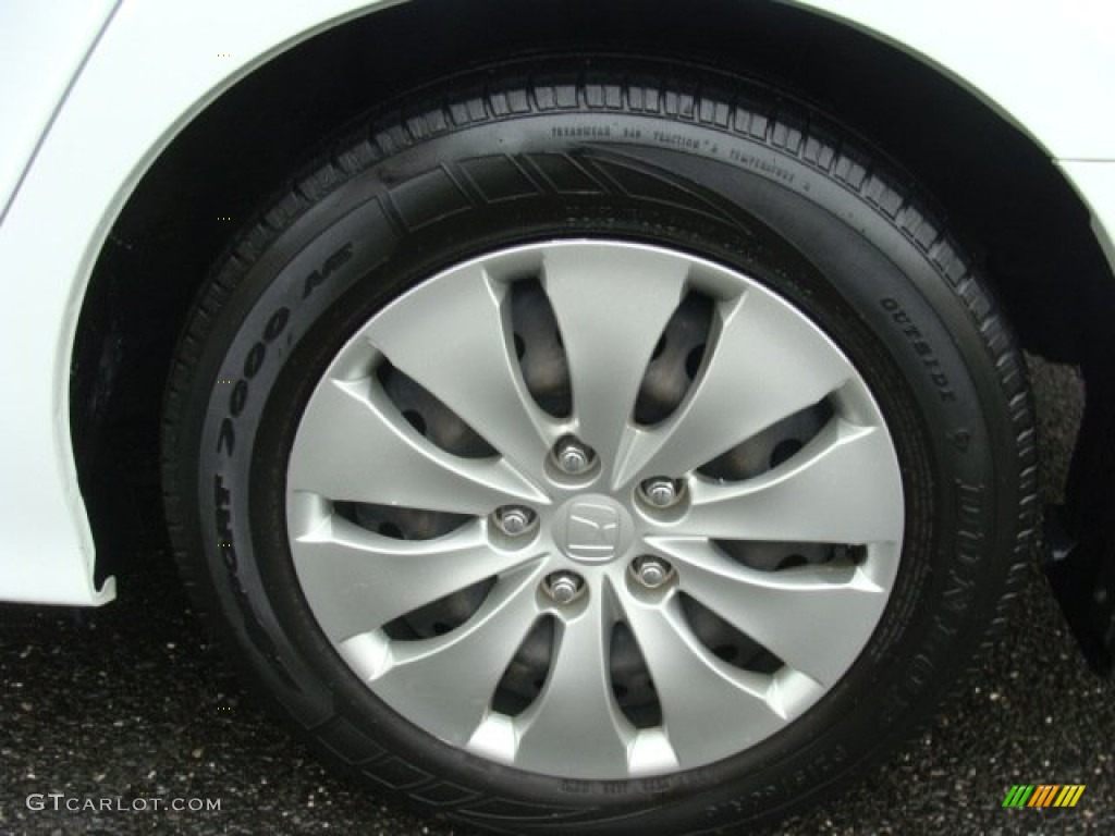 2011 Accord LX Sedan - Taffeta White / Ivory photo #13