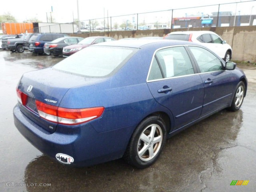 2003 Accord EX Sedan - Eternal Blue Pearl / Gray photo #3