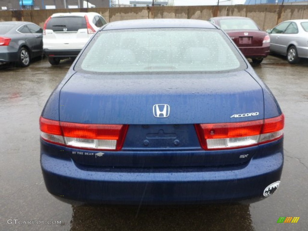 2003 Accord EX Sedan - Eternal Blue Pearl / Gray photo #4