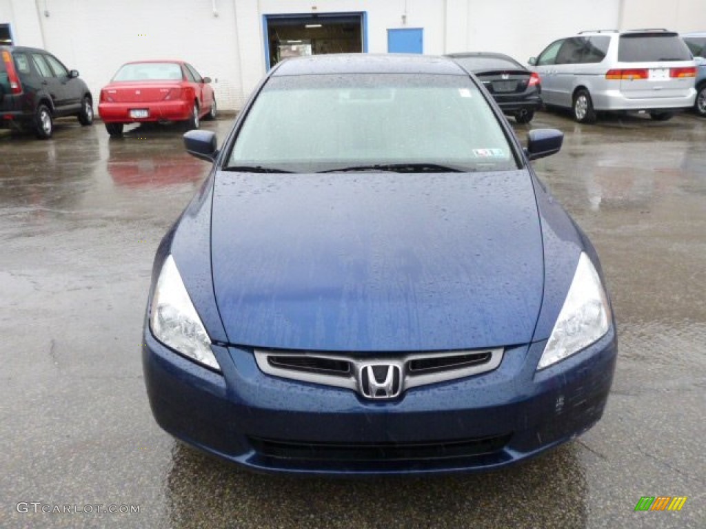 2003 Accord EX Sedan - Eternal Blue Pearl / Gray photo #8