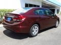 Crimson Red Pearl - Civic LX Sedan Photo No. 3
