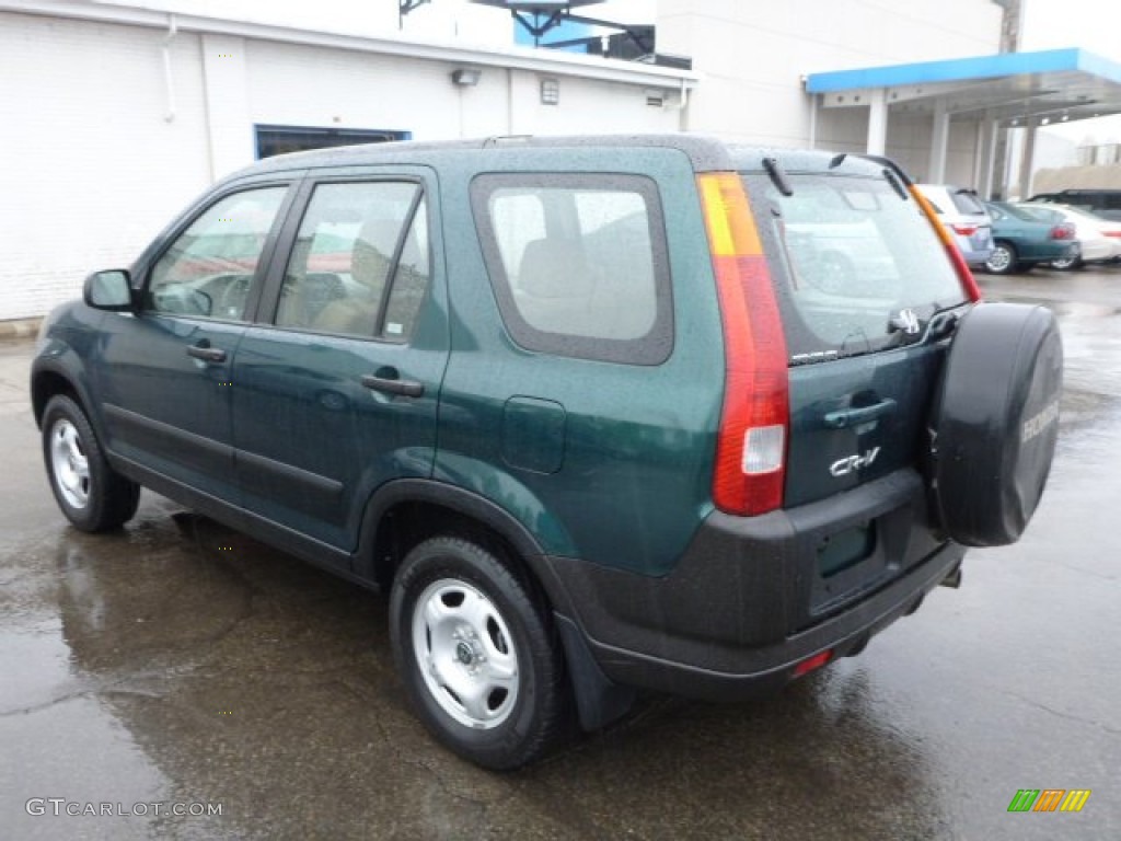 2003 CR-V LX 4WD - Clover Green Pearl / Saddle photo #5