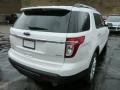 2013 White Platinum Tri-Coat Ford Explorer Limited 4WD  photo #2