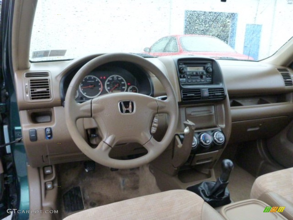 2003 Honda CR-V LX 4WD Saddle Dashboard Photo #80007943