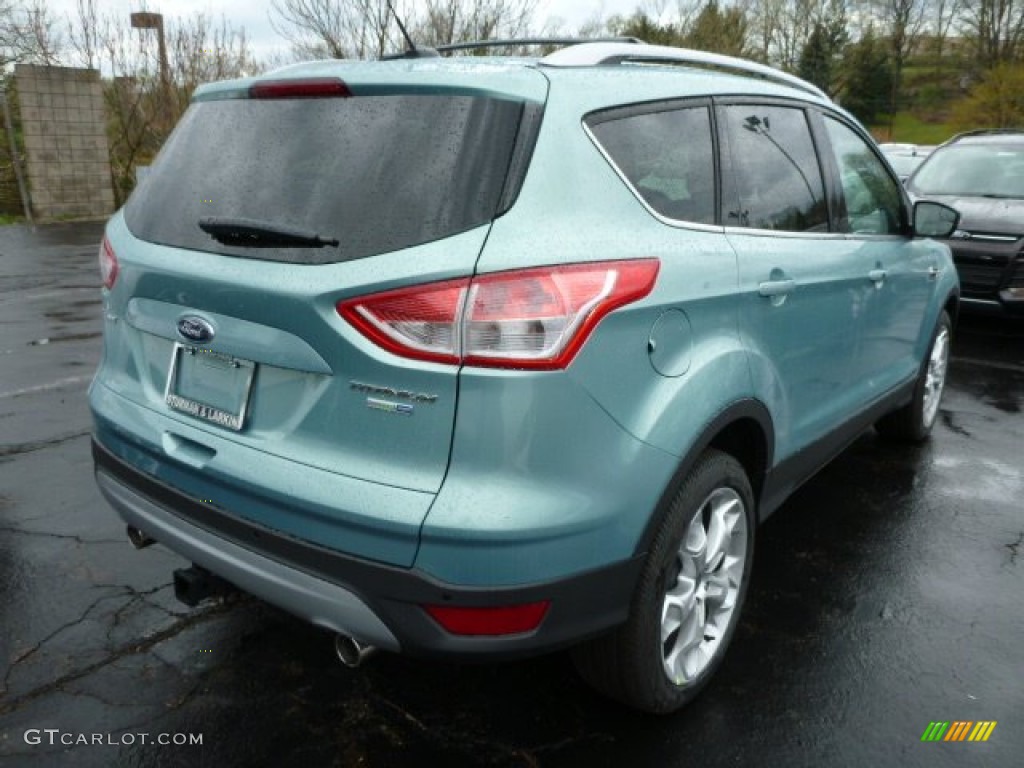 2013 Escape Titanium 2.0L EcoBoost 4WD - Frosted Glass Metallic / Charcoal Black photo #2