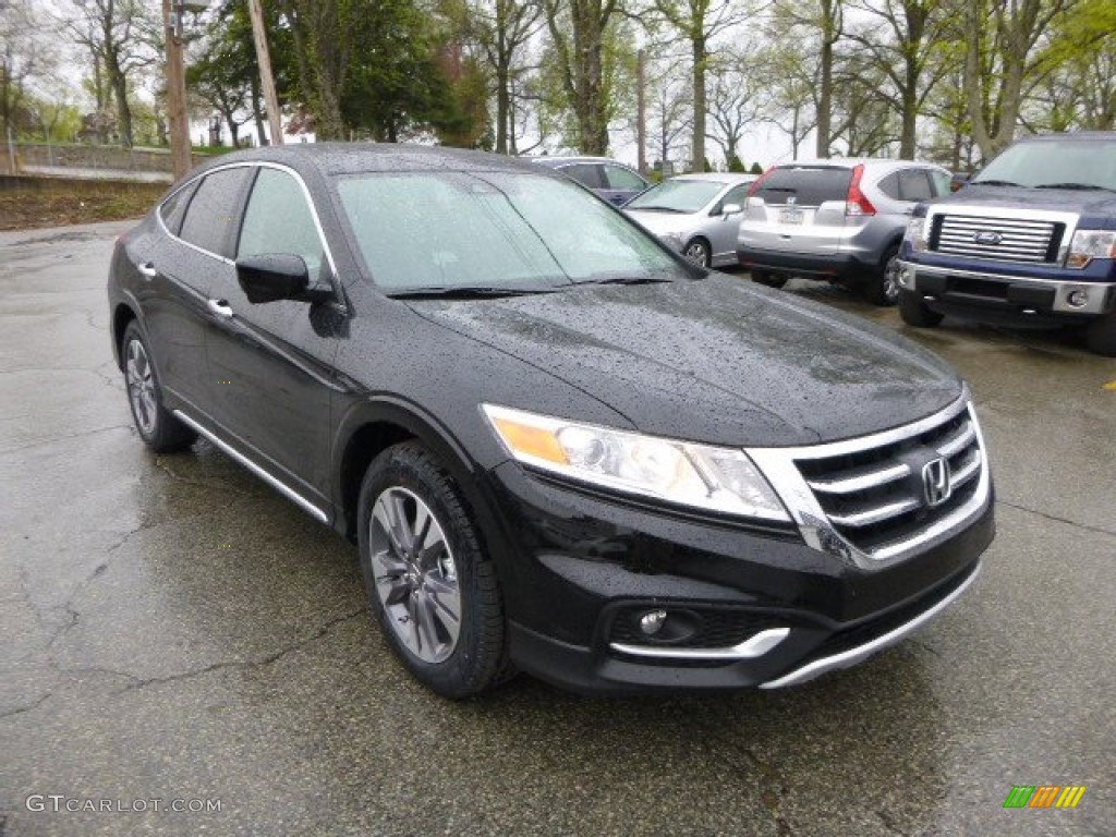 2013 Crosstour EX-L V-6 4WD - Crystal Black Pearl / Black photo #1