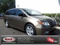 Mocha Metallic 2013 Honda Odyssey Touring Elite