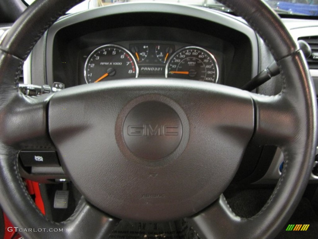 2008 Canyon SLE Regular Cab - Fire Red / Ebony photo #10