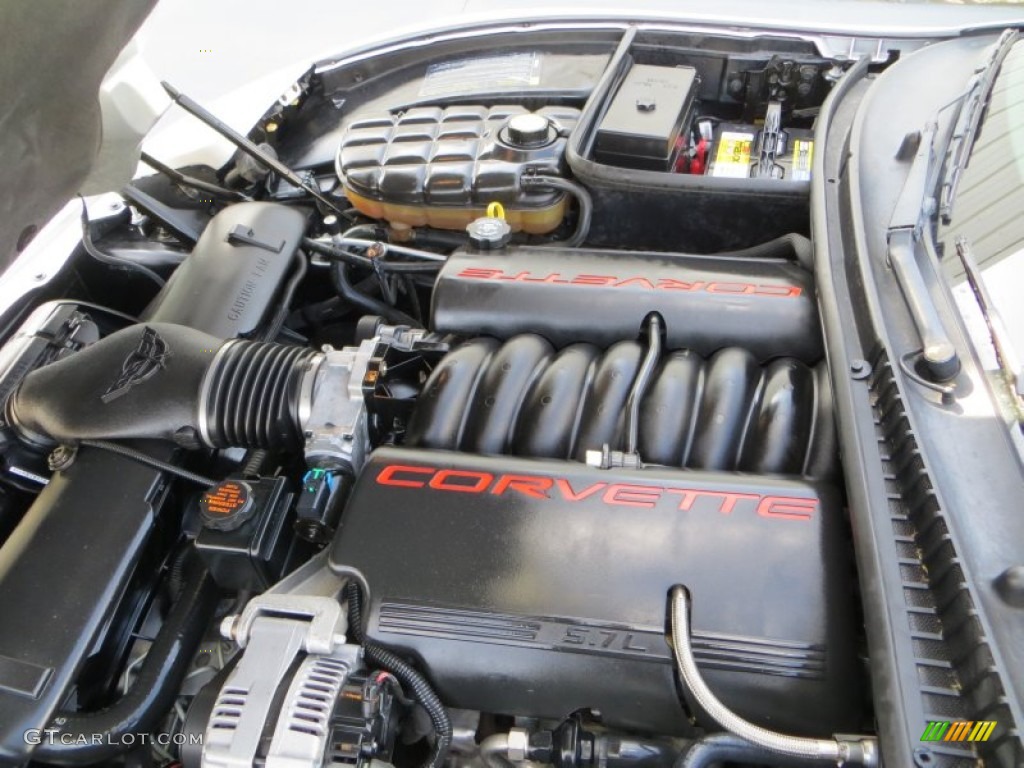 2002 Chevrolet Corvette Coupe 5.7 Liter OHV 16 Valve LS1 V8 Engine Photo #80009489