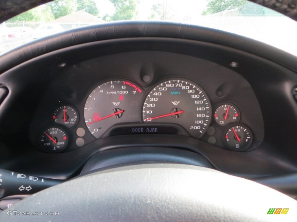 2002 Chevrolet Corvette Coupe Gauges Photo #80009827