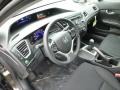 Black 2013 Honda Civic LX Sedan Dashboard