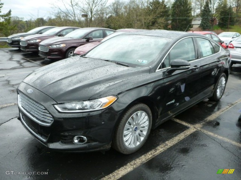 2013 Fusion Hybrid SE - Tuxedo Black Metallic / Charcoal Black photo #5