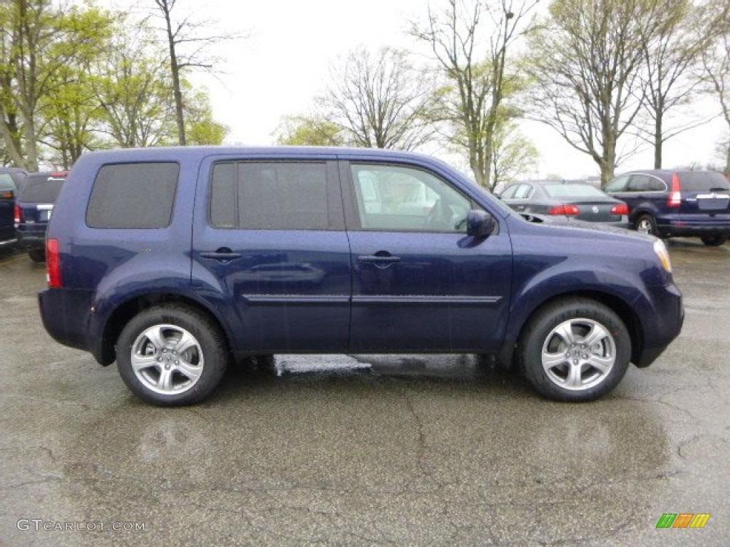 Obsidian Blue Pearl 2013 Honda Pilot EX-L 4WD Exterior Photo #80010457