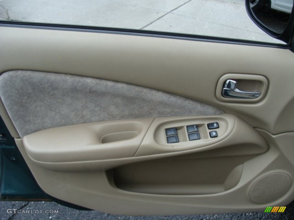 2001 Sentra GXE - Jaded Green / Sand photo #2